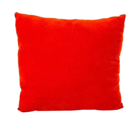 Pier 1 Owl Decorative Halloween Orange Pillow Decor Embroidered Applique Cute Ac - Picture 7 of 7